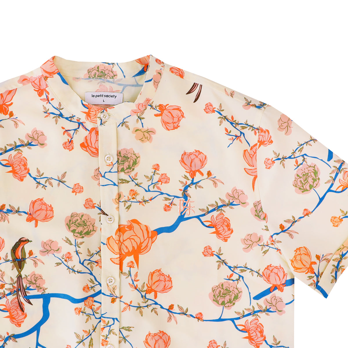 Garden Series - Men's Shirt in Yellow Peony - Classic Fit by Le Petit Society — image 4