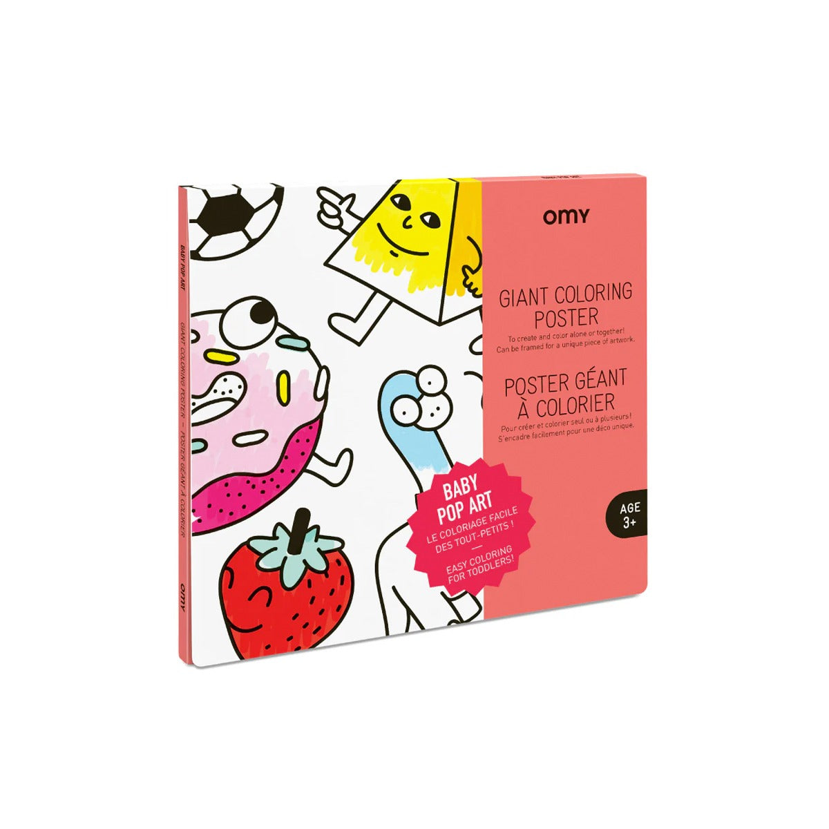 Giant Colouring Poster in Baby Pop Art by OMY