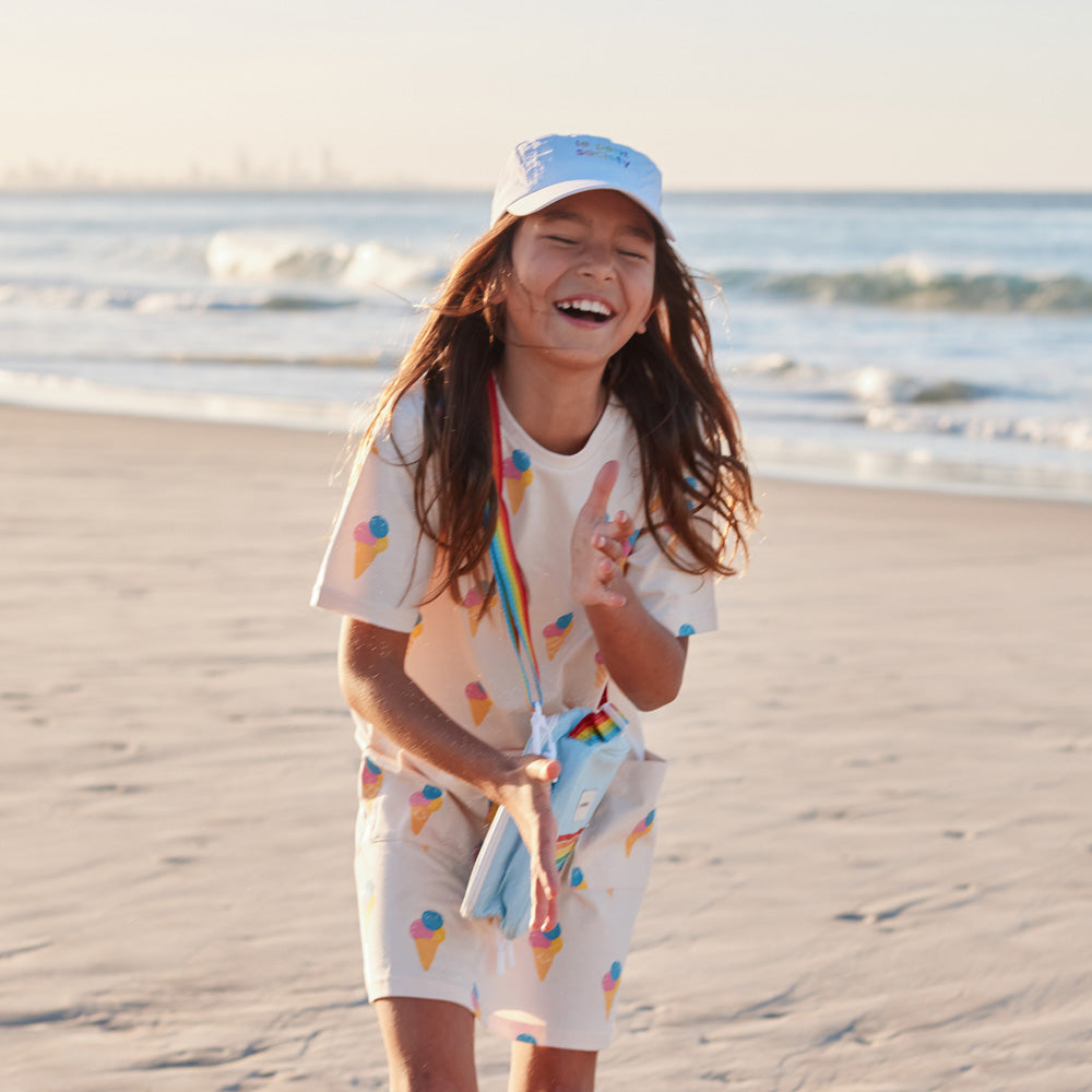 Made For Play - Girls T-shirt Dress in Ice Cream Print by Le Petit Society — image 9