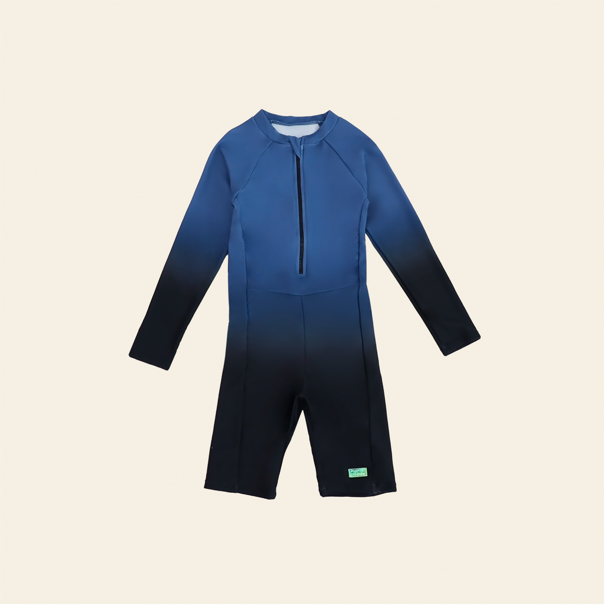 Girls Rash Suit in Navy Gradient by Le Petit Society — image 4