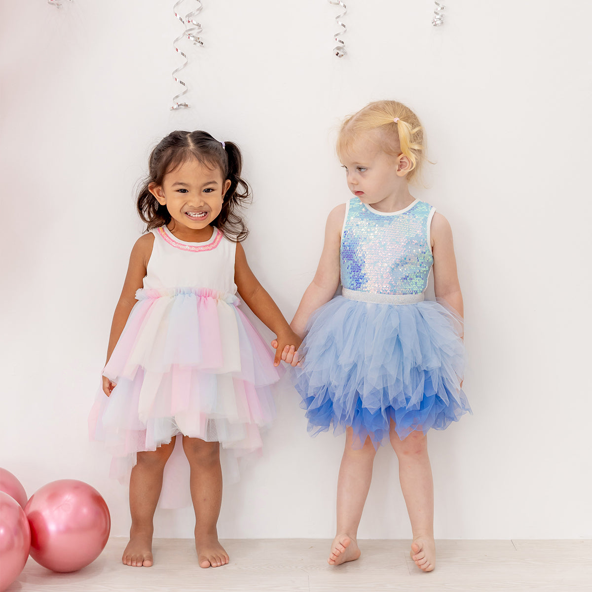 Flower Girl Series - Cascading Dress in Rainbow by Le Petit Society — image 10