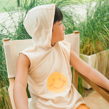 Resort Series - Hoodie Tank in Smiley Print by Le Petit Society — image 3