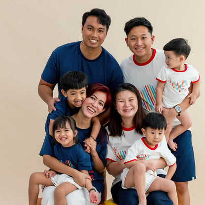 A Singapore Series - "I Love SG" Kids Tee in Navy by Le Petit Society — image 5