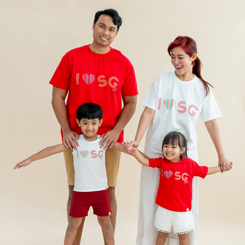 A Singapore Series in "I Love SG" Kids Tee by Le Petit Society — image 4
