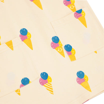 Made For Play - Girls T-shirt Dress in Ice Cream Print by Le Petit Society — image 5