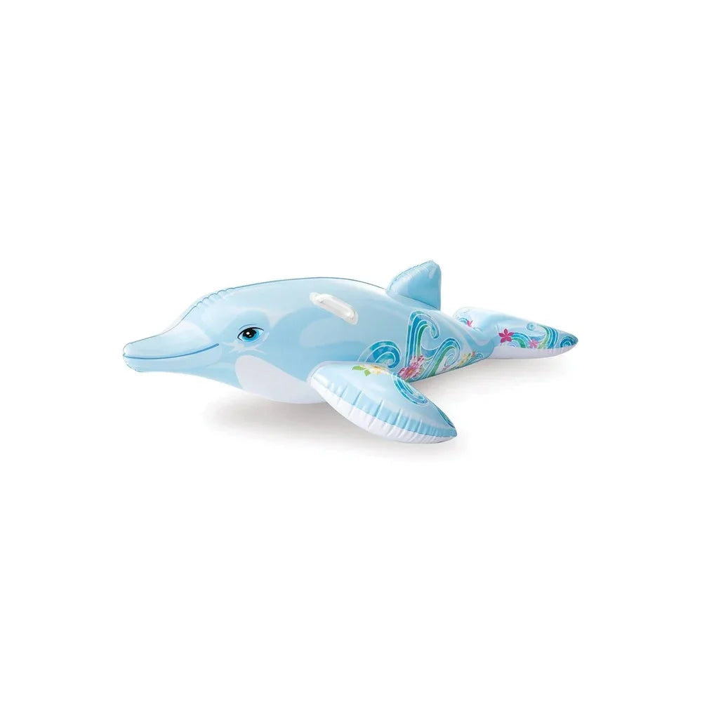 Inflatable Lil’ Dolphin Ride-On Pool Float by INTEX — image 3