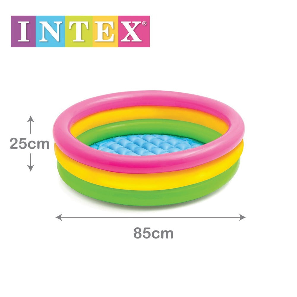 Inflatable Sunset Glow 3-Ring Baby Pool by INTEX — image 3