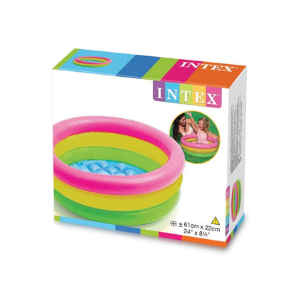 Inflatable Sunset Glow 3-Ring Baby Pool by INTEX — image 4