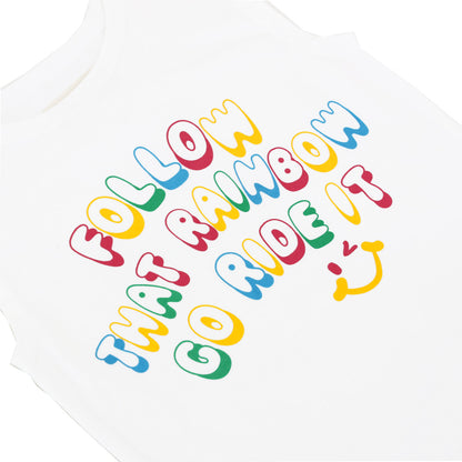Made For Play in Kids "Follow That Rainbow" Tank Top by Le Petit Society — image 6