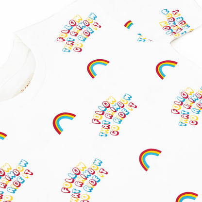 Made For Play in Kids "Follow That Rainbow" Tee by Le Petit Society — image 2