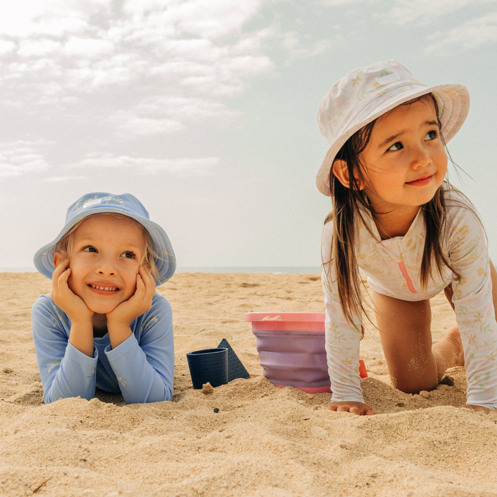 Kids Bucket Hat in Zebra Print by Le Petit Society — image 2