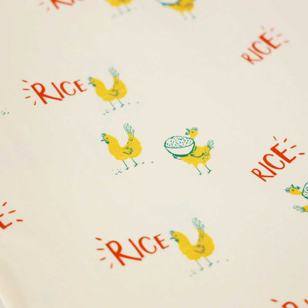 A Singapore Series - Kids Tee in Chicken Rice Print by Le Petit Society — image 2