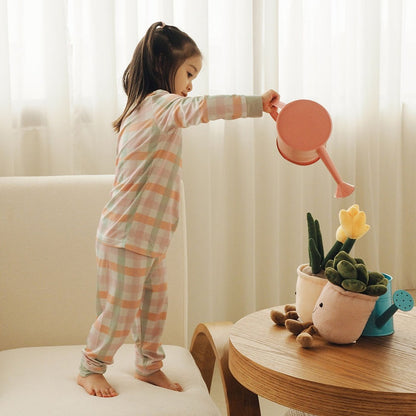 Kids Long Pyjamas Set in Spring Whisper by Selenight Co — image 3