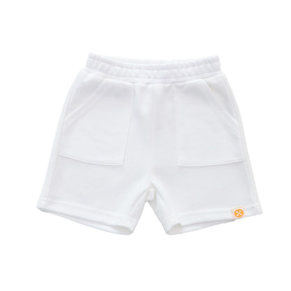 Kids Shorts in White by Le Petit Society — image 2