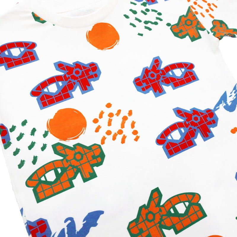 A Singapore Series - Kids Tee in Festive Dragon Playground Print by Le Petit Society — image 5