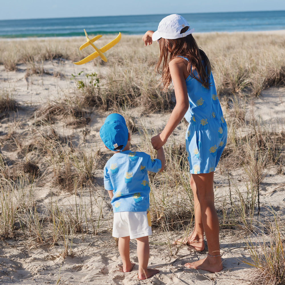 Made For Play - Kids Tee in French Fries Print by Le Petit Society — image 3