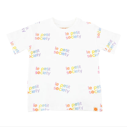 Made For Play - Kids Tee in Rainbow Logo by Le Petit Society — image 3