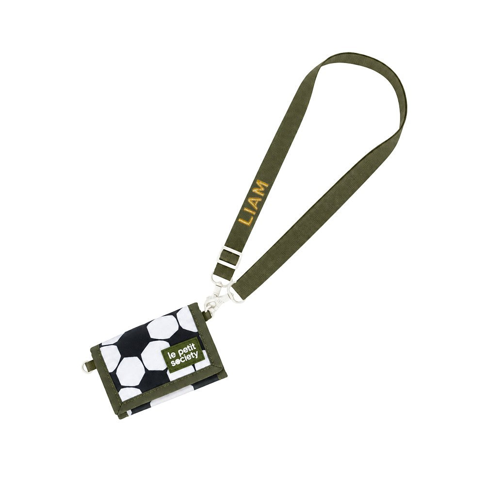 Kids Wallet With Lanyard - Football