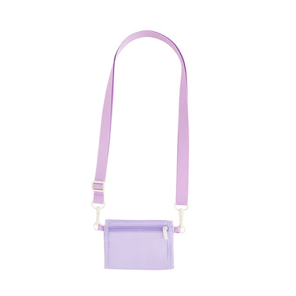 Kids Wallet With Lanyard in Lavender by Le Petit Society — image 5