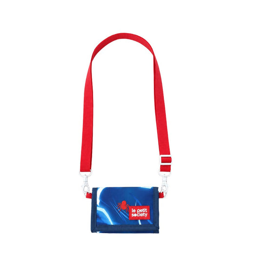 Kids Wallet With Lanyard - Spider