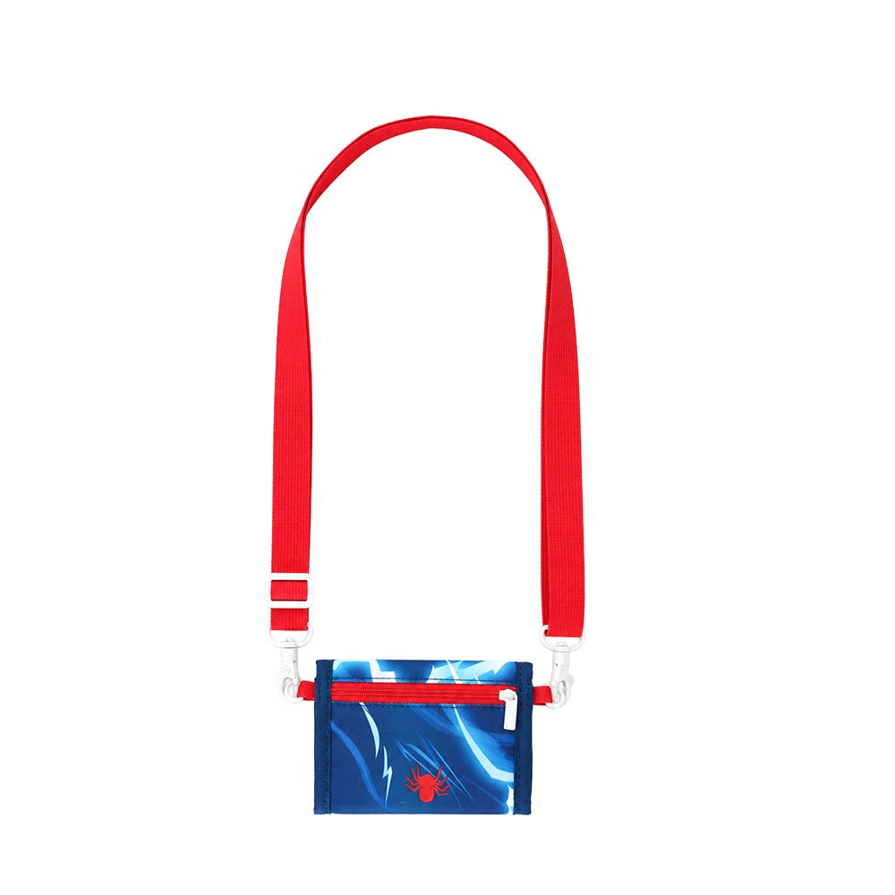 Kids Wallet With Lanyard - Spider