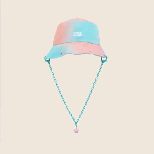 Kids Bucket Hat in Pastel Gradient by Le Petit Society