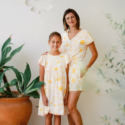 Resort Series - Ladies Top in Island Print by Le Petit Society — image 2