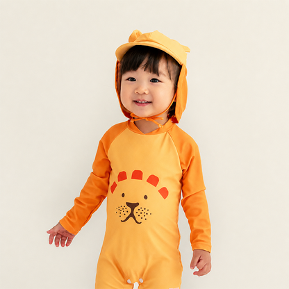 Baby Swimsuit in Lion by Le Petit Society — image 3