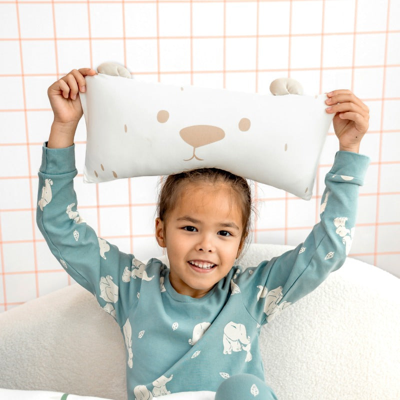 Kids Bear Pillow in Mini by Le Petit Society — image 2