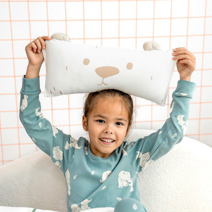 Kids Bear Pillow in Mini by Le Petit Society — image 2