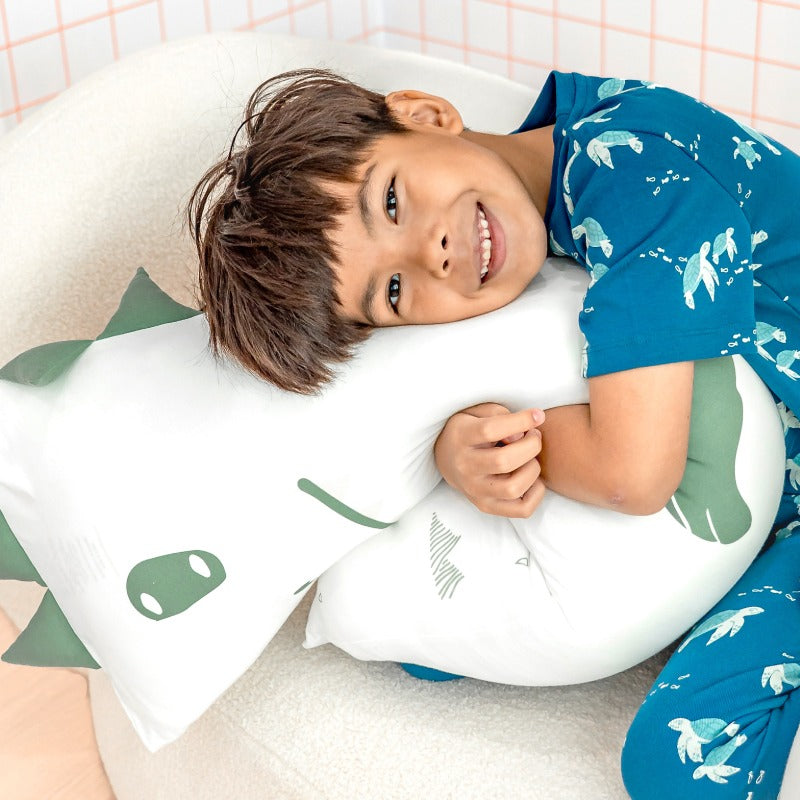 Kids Dino Pillow in Large by Le Petit Society — image 2