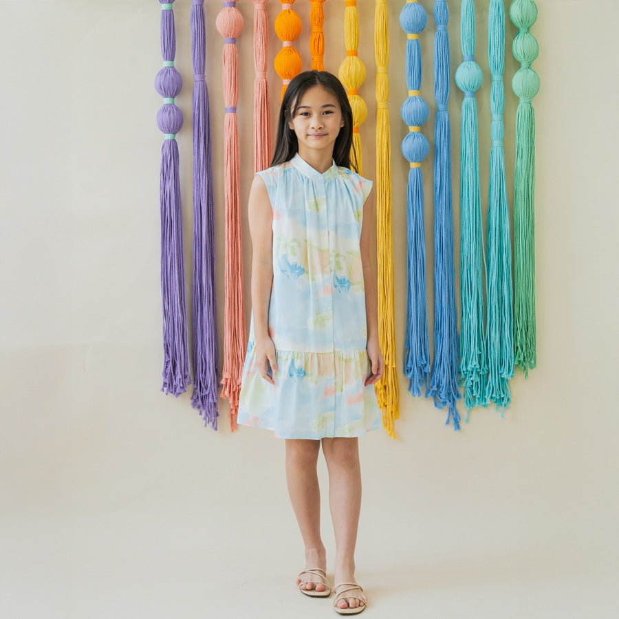 Heritage Series - Girls Cheongsam in MBS Watercolour Print by Le Petit Society — image 2