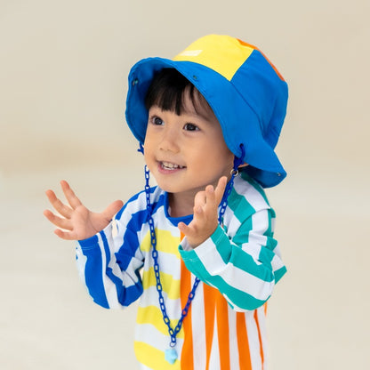 Kids Bucket Hat in Colour Pop by Le Petit Society — image 4