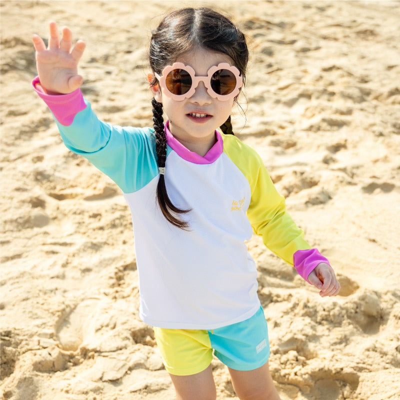 Rash Swim Top in Colour Pop by Le Petit Society — image 3