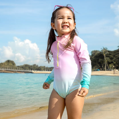 Rash Swimsuit in Pastel Gradient by Le Petit Society — image 2