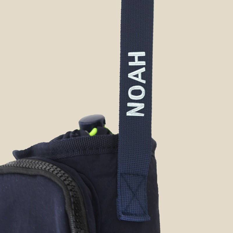 Water Bottle Sling Bag in Marine Blue by Le Petit Society — image 5