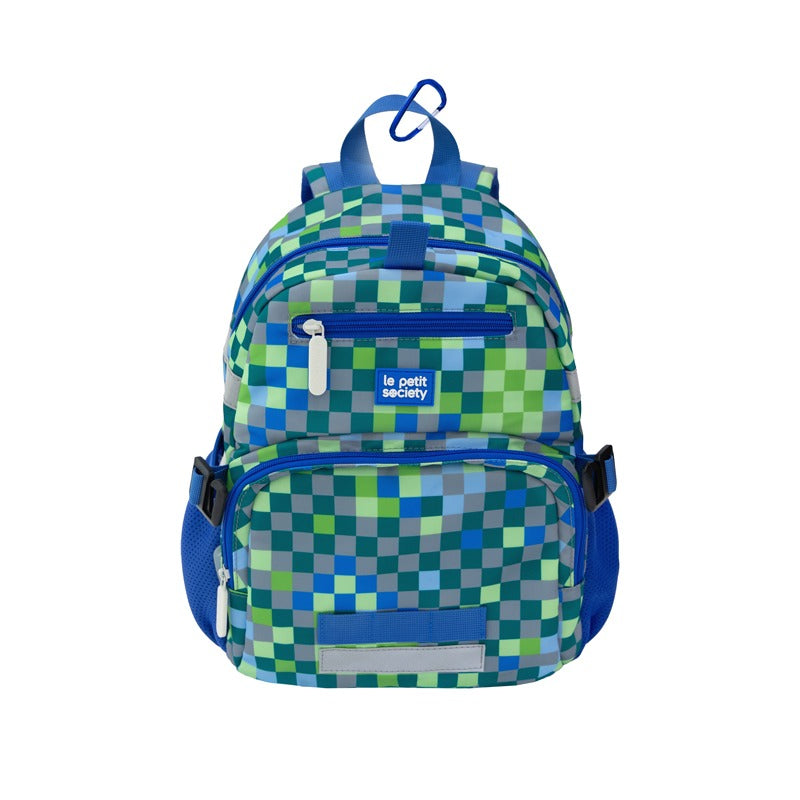 Mini Backpack in Arcade Blue by Le Petit Society
