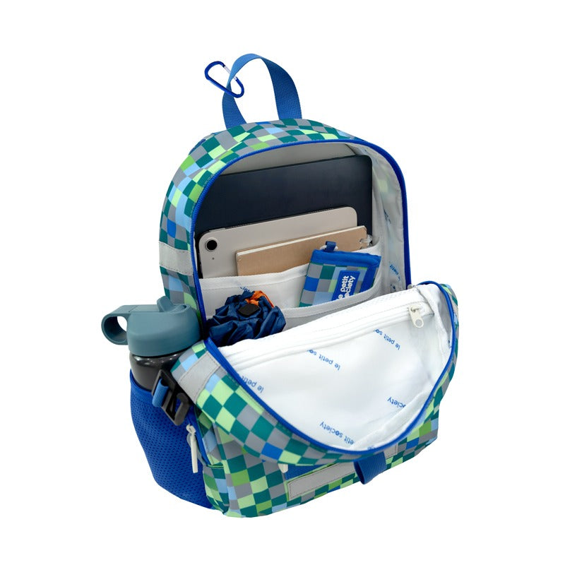Mini Backpack and Lunch Bag Bundle in Arcade Blue by Le Petit Society — image 8