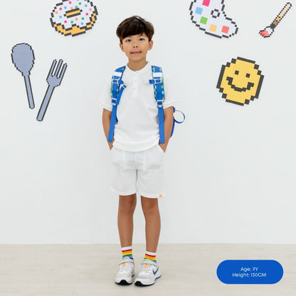 Mini Backpack in Arcade Blue by Le Petit Society — image 3