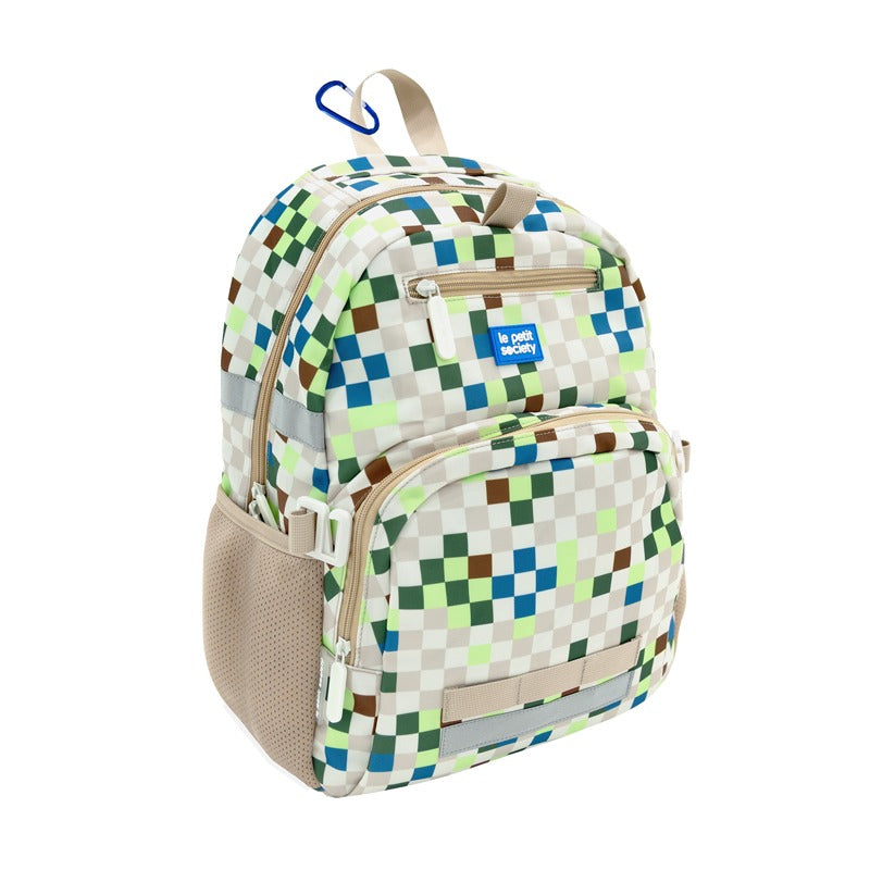 Single Pocket Backpack in Arcade Sand by Le Petit Society — image 8