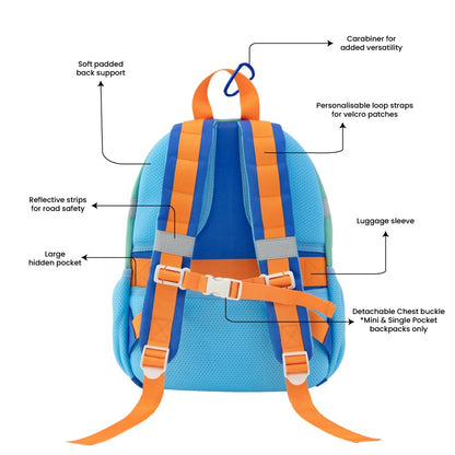 Mini Backpack in Dino by Le Petit Society — image 12