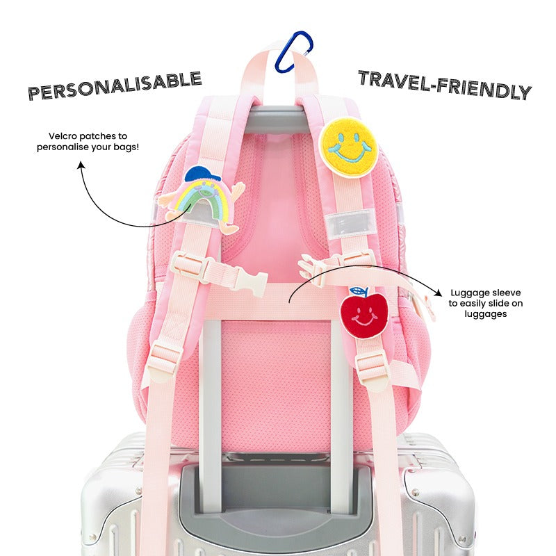 Mini Backpack in Pink Puffer by Le Petit Society — image 11