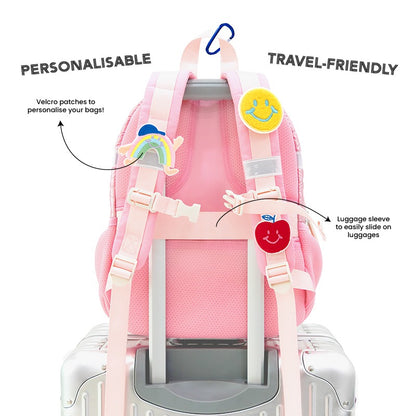Mini Backpack in Pink Puffer by Le Petit Society — image 11