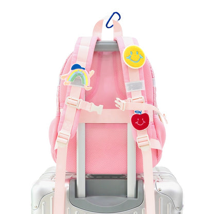 Mini Backpack and Lunch Bag Bundle in Pink Puffer by Le Petit Society — image 8