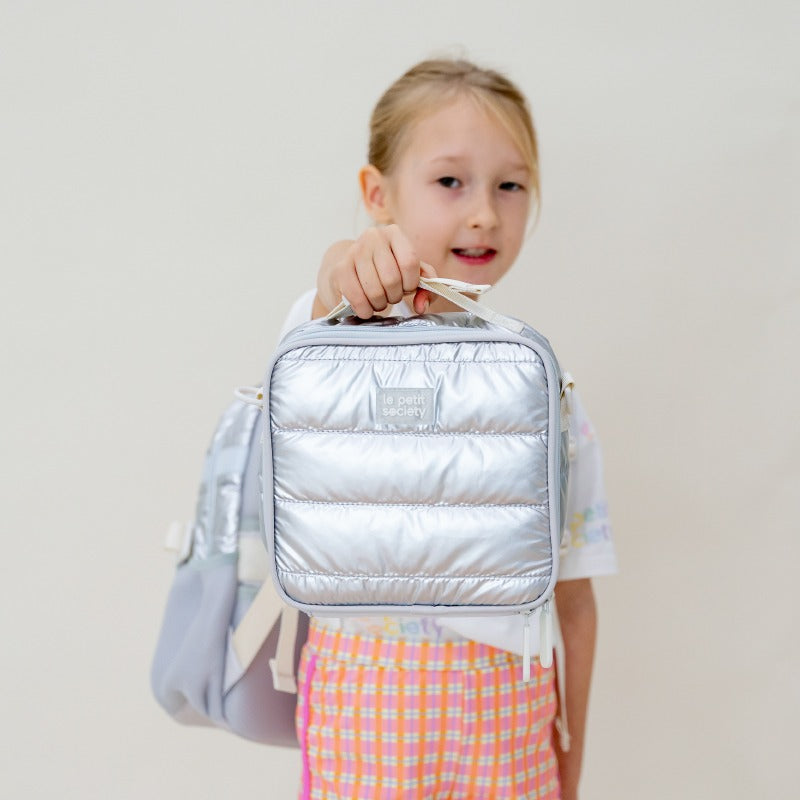 Essential School Bundle in Silver Puffer by Le Petit Society — image 7