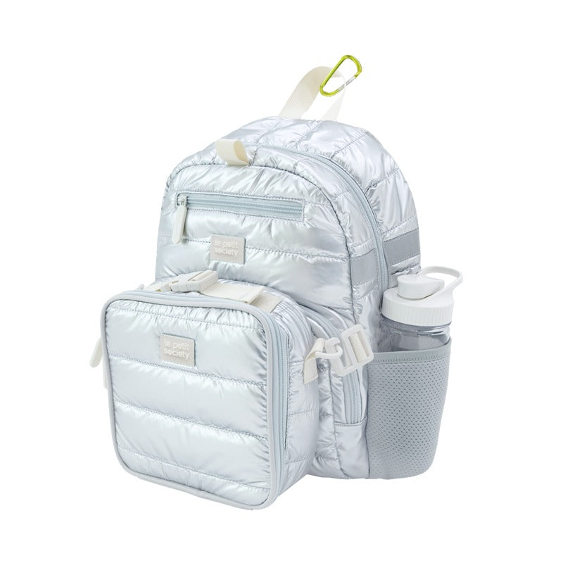 Thermal Munch Mini in Silver Puffer by Le Petit Society — image 5