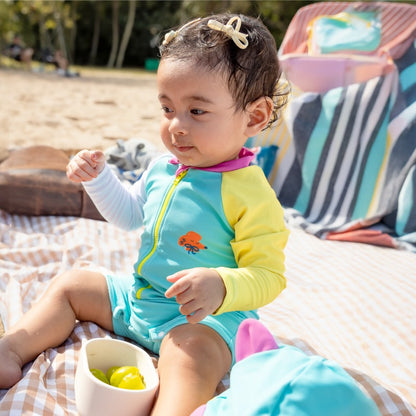 Baby Swimsuit in Colour Pop by Le Petit Society — image 3