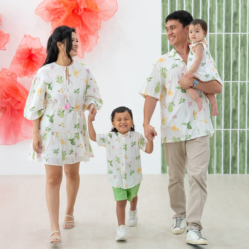 Heritage Series - Ladies Dress in Tropical Durian Print by Le Petit Society — image 4