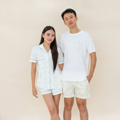 Adult Tee in Pear Print by Le Petit Society — image 7