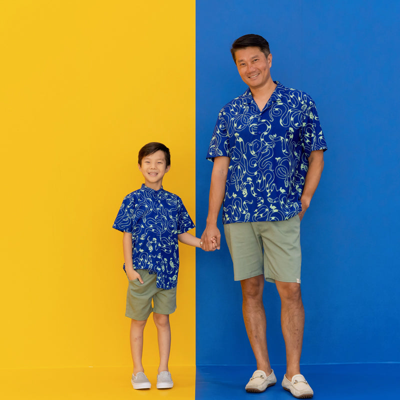 Men's Bermuda in Army Green by Le Petit Society — image 9